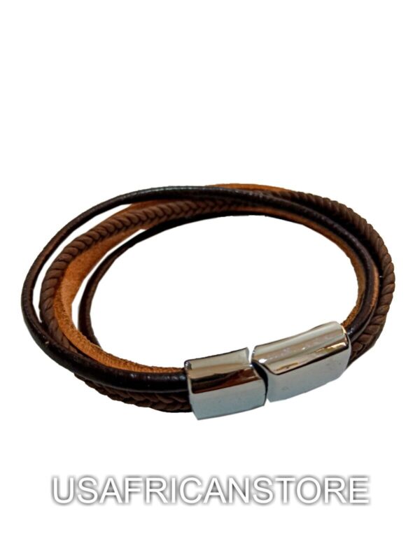 Multilayered Leather Bracelet