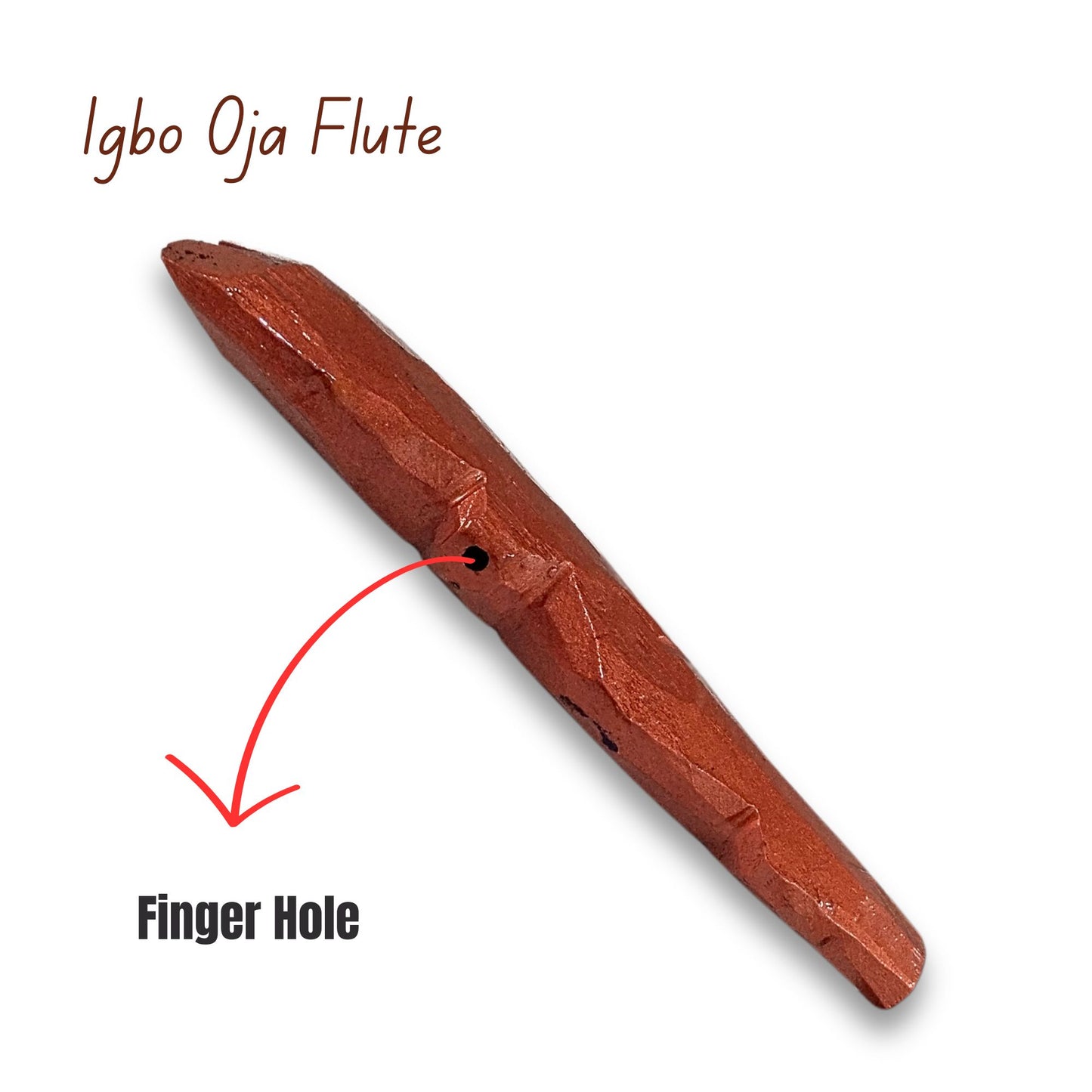 Traditional Flute, African Musical Instrument #2 Igbo Wooden Oja