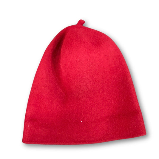 Original Igbo Red Cap For Men, Traditional Chieftaincy Cap- Wool Felt